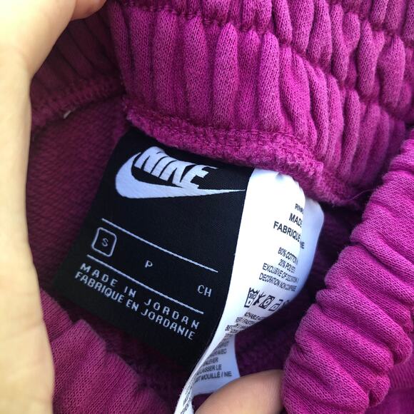 Nike Air Sweatpants Pink Fuchsia Joggers Zip Pockets With Logo Hang Tag Small - Picture 6 of 8